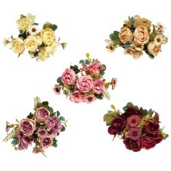 Mākslīgais ziedu pušķis, dažādi veidi