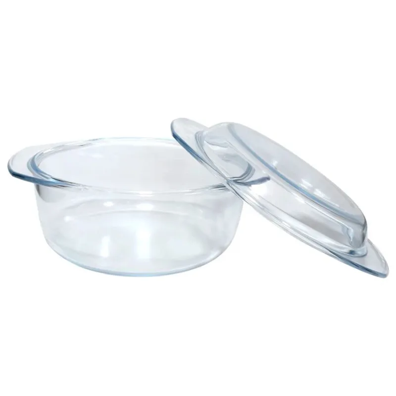 Trauks stikla karstumizturīgs ar vāku 2.5L, 27x22x13cm
