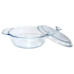 Trauks stikla karstumizturīgs ar vāku 1.7L, 28x22x12cm