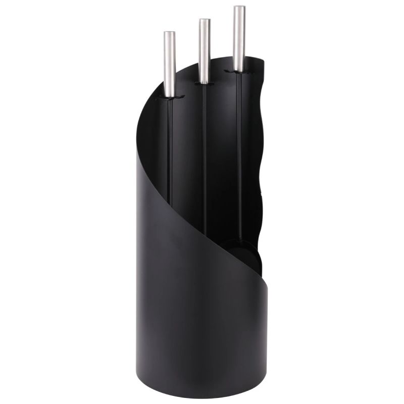 Kamīna piederumu komplekts K211-XB, 4 rīki, melns