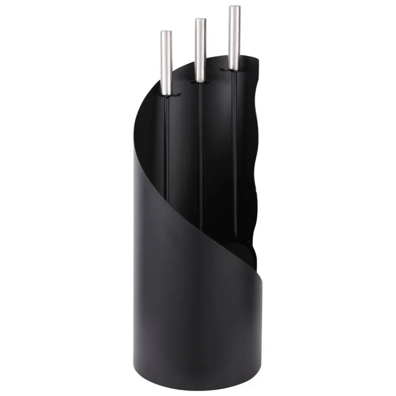 Kamīna piederumu komplekts K211-XB, 4 rīki, melns