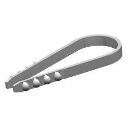 Dībelis-apskava BP DA 3-13-100 balts ,iepakojumā 100 gab.,