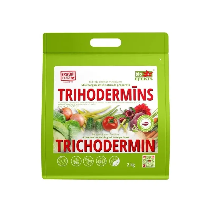 Mikrobioloģiskie mēslojumi Bioefekts TRICHODERMIN, 2 kg