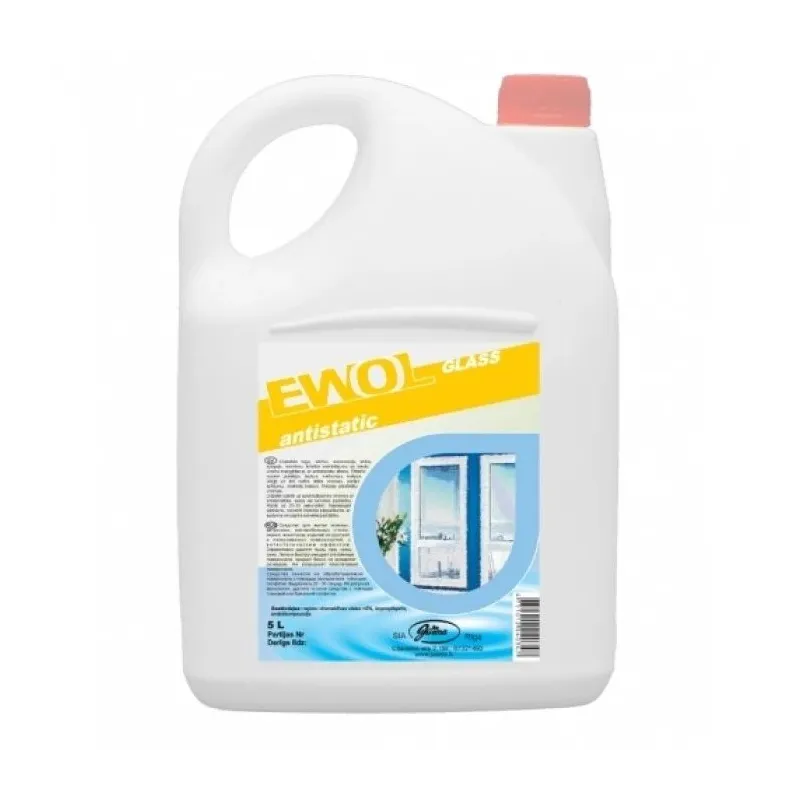 Stiklu un spoguļu tīrīšanas līdzeklis Ewol, 5 l