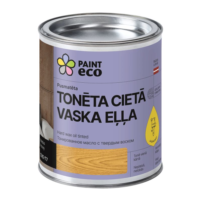 Eļļa ar cieto vasku medus 0.75l