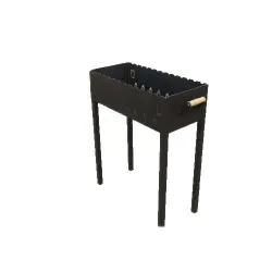 Kokogļu grils Abas Smokehouse BBQ Grill 32L, 4751017340028, 30 x 75 x 79 cm