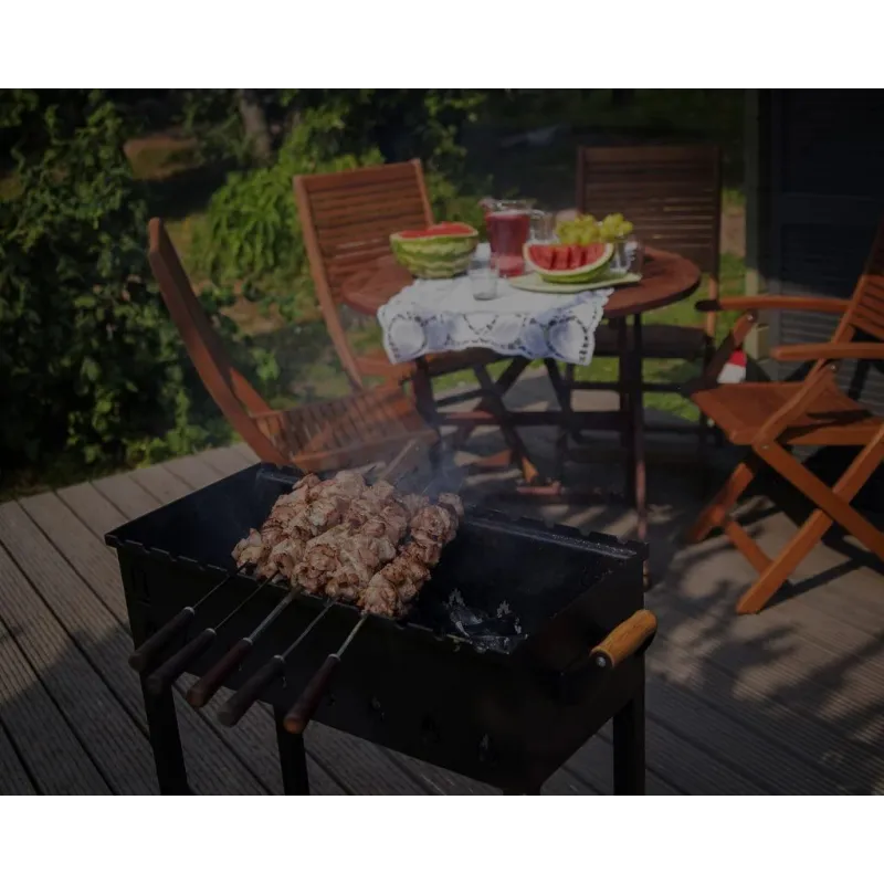 Kokogļu grils Abas Smokehouse BBQ Grill 32L, 4751017340028, 30 x 75 x 79 cm