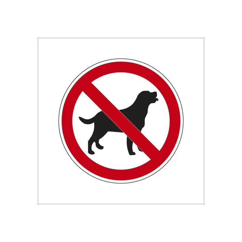 Zīme neiet ar dzīvniekiem d10