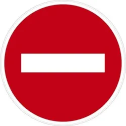 Zīme ieeja aizliegta d15