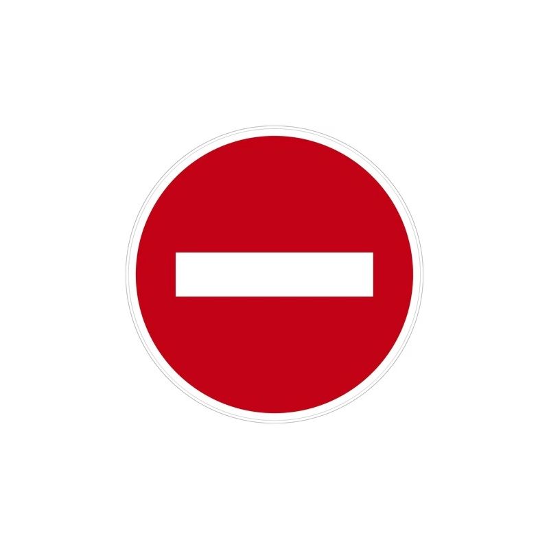 Zīme ieeja aizliegta d15