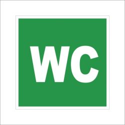 Zīme wc 10x10