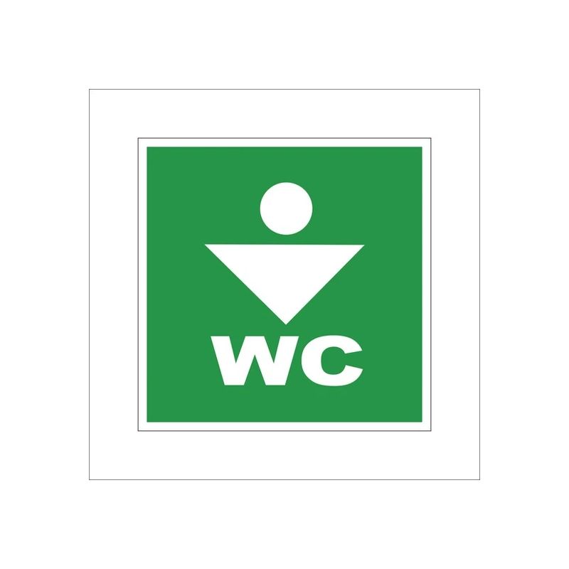 Zīme wc kungiem 10x10