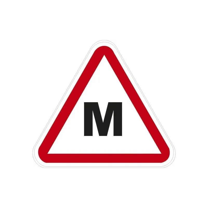 Brīdinājuma zīme, 17.7 cm x 20 cm