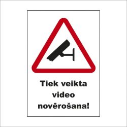 Uzlīme video novērošana 15x20