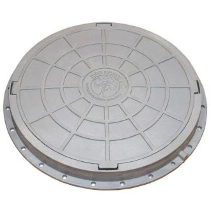 Vāks kanalizācijas d780 a15 1,5t pelēks