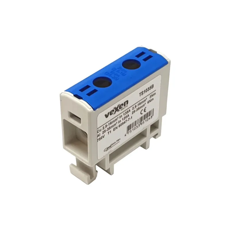 Savienojuma spaile Vexen Electric TS1035B, 2,5–35 mm², zila krās.-pelēka krās.