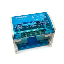 Sadales spaiļu bloks 2x7poles 125a-500v