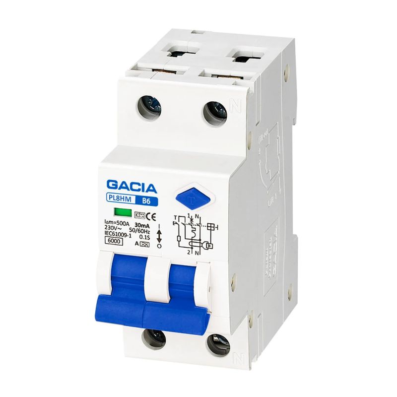 Kombinētās nopl. automāts 1p+n b6 30ma