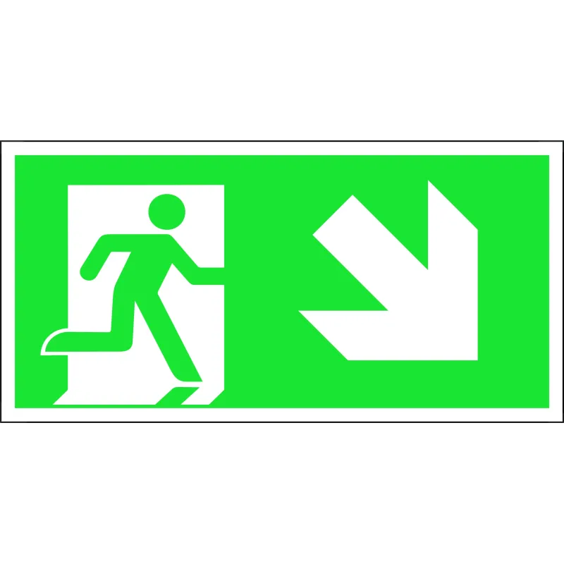 Evakuācijas zīme LUTLL20, 20 cm x 10 cm