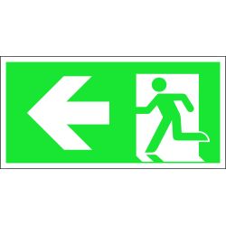 Norāde virziens pa kreisi 20x10 lntk20