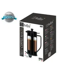 Kavinukas French Press Bollire BR-3304, 1 l, juoda sp.