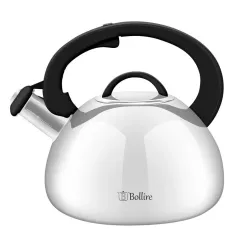 Tējkanna ar svilpi Bollire, 2.5 l, nerūsējošā tērauda