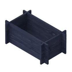 Paceļama dobe Upyard Multibox Black, 79 cm x 39.5 cm x 29.5 cm