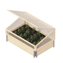 Mini siltumnīca 120x80cm natural