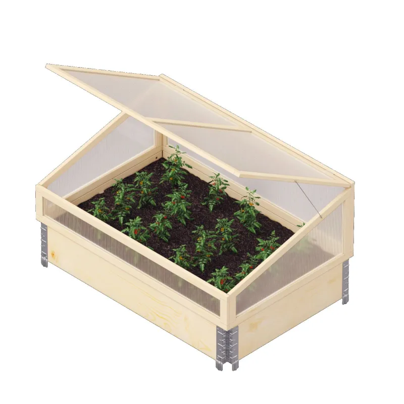 Mini siltumnīca Upyard Natural, 120 cm x 80 cm x 40 cm