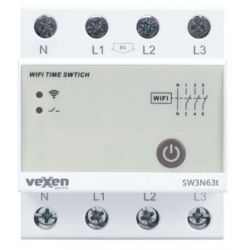 Slēdzis sw3n63t wifi tuya 3no 63a 230v