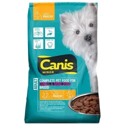 Sausā suņu barība Canis Minor, vistas gaļa, 2.2 kg