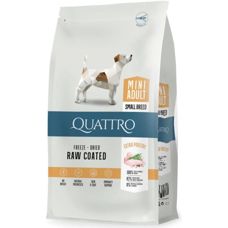 Barība suņiem quattro mini adult 7kg