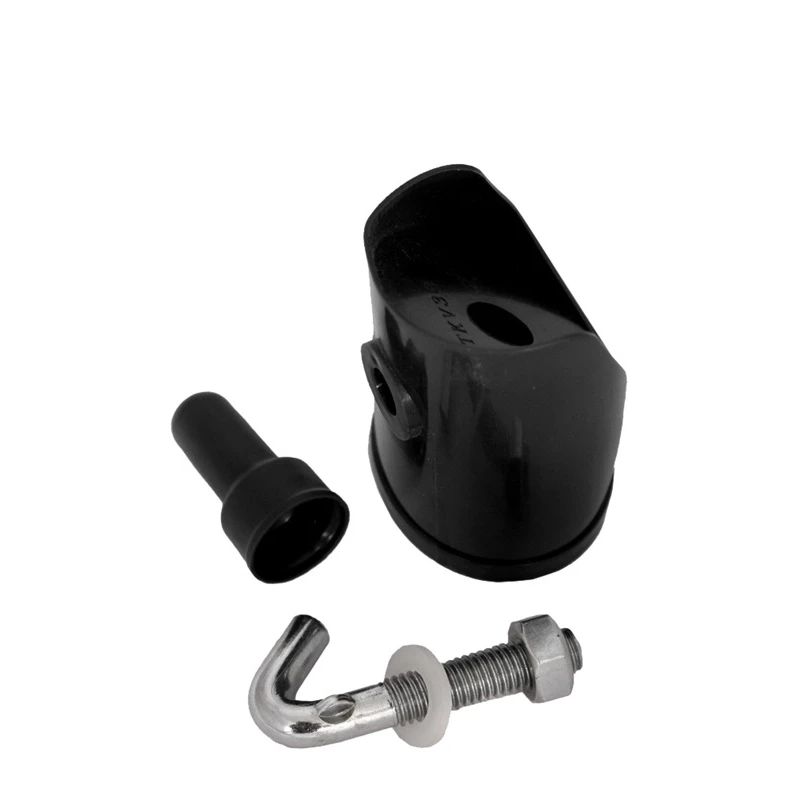 Uzgalis atsaitei d38 ar skrūvi melns