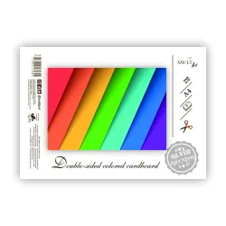 Цветной картон SMLT, A4, 190 g-m², 30 см x 21 см