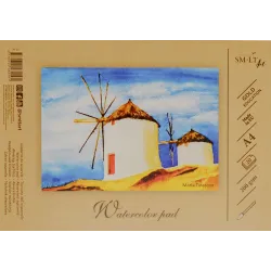 Akvarellpaber SMLT, A4, 200 g-m², 29.5 cm x 20.8 cm