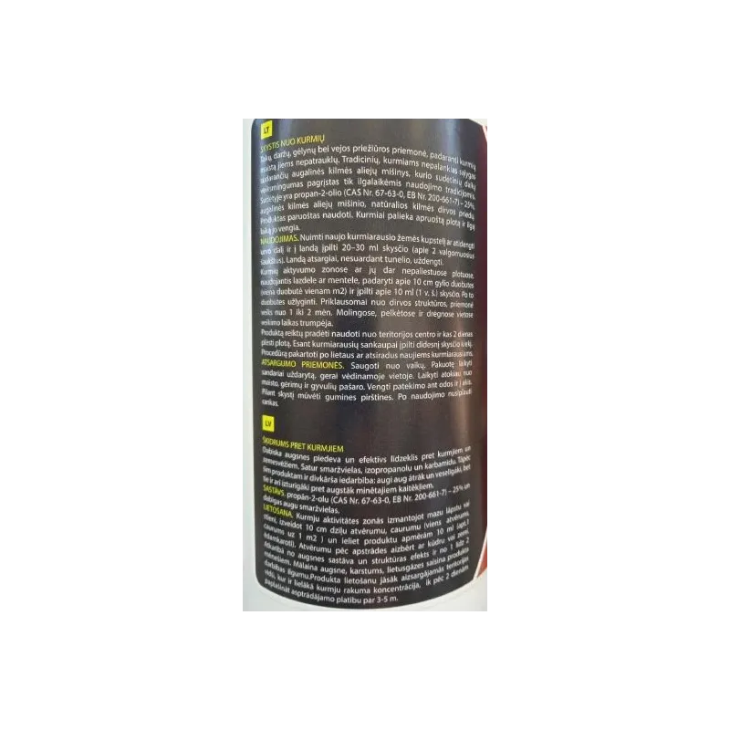 Dzīvnieku atbaidīšanas līdzeklis Credo, 1000 ml