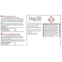 Mēslojums rododendriem npk 20-5-10 1 kg