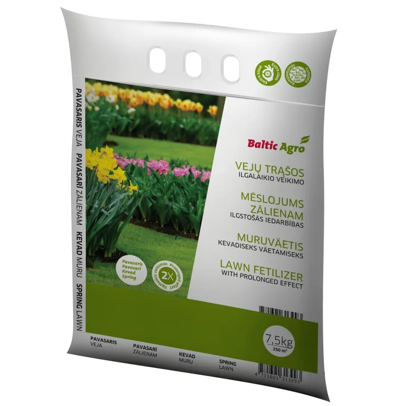 Mēslojums zālienam Baltic Agro, granulēts, 7.5 kg