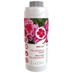 Mēslojums pelargonijām Baltic Agro, šķidrums, 1 l
