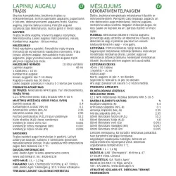 Mēslojums lapu augiem Baltic Agro, šķidrums, 1 l