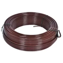 Stieple zn+pvc d1.3 brūna,spolē 30m