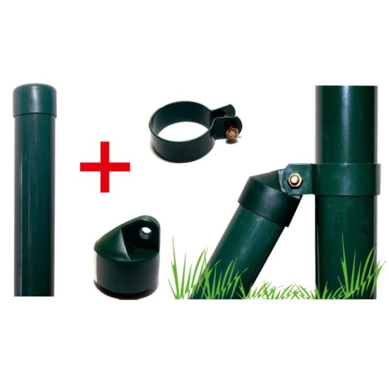 Stiprinājums stabam ap.d38mm ral8017