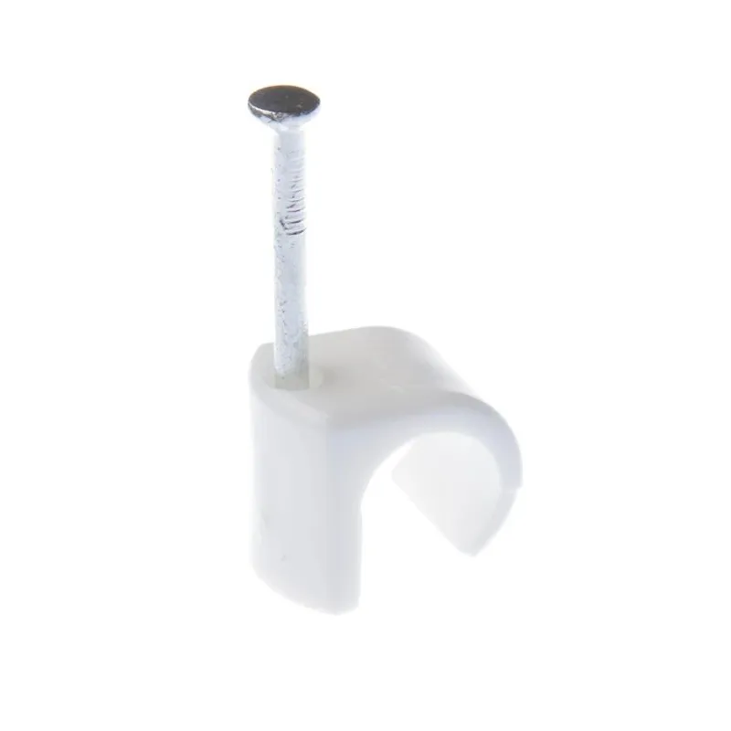 Kabeļu turētājs Chs NC10-14, 10 - 14 mm, balta krās., 20 gab.