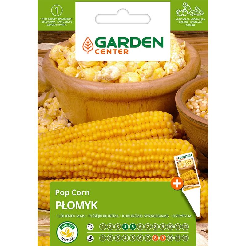 Sēklas vienkāršās kukurūzas plomyk