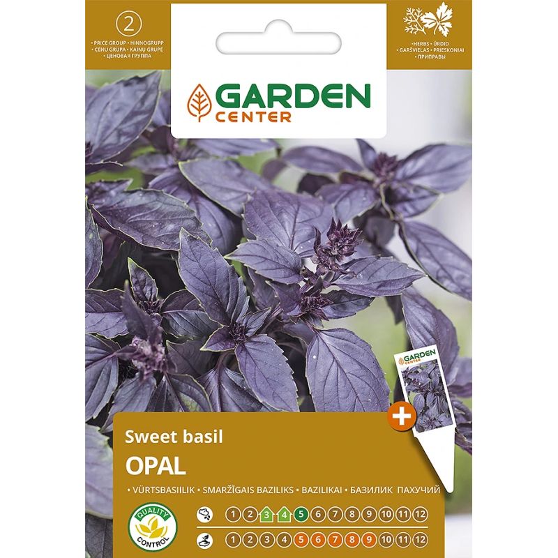 Sēklas smaržīgais baziliks opal