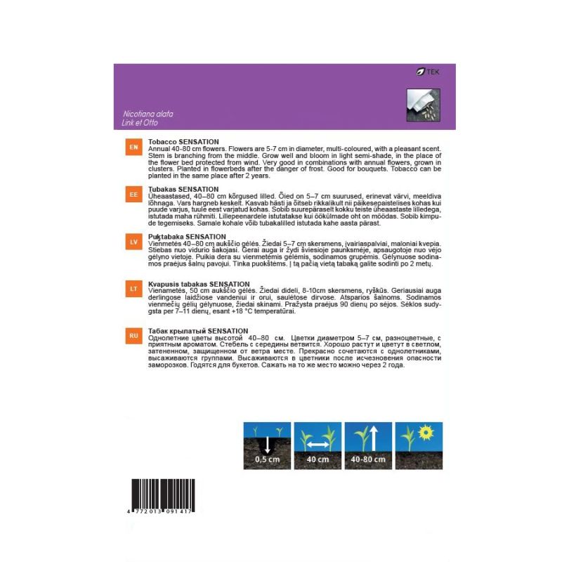 Parastā puķtabaka sensation