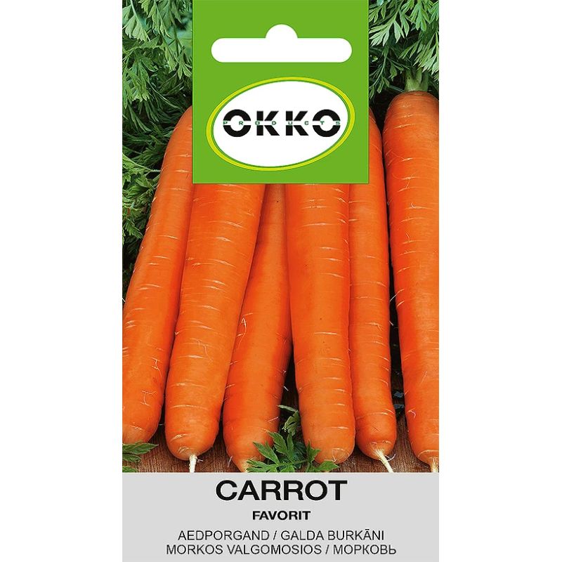 Sēklas galda burkāni favorit