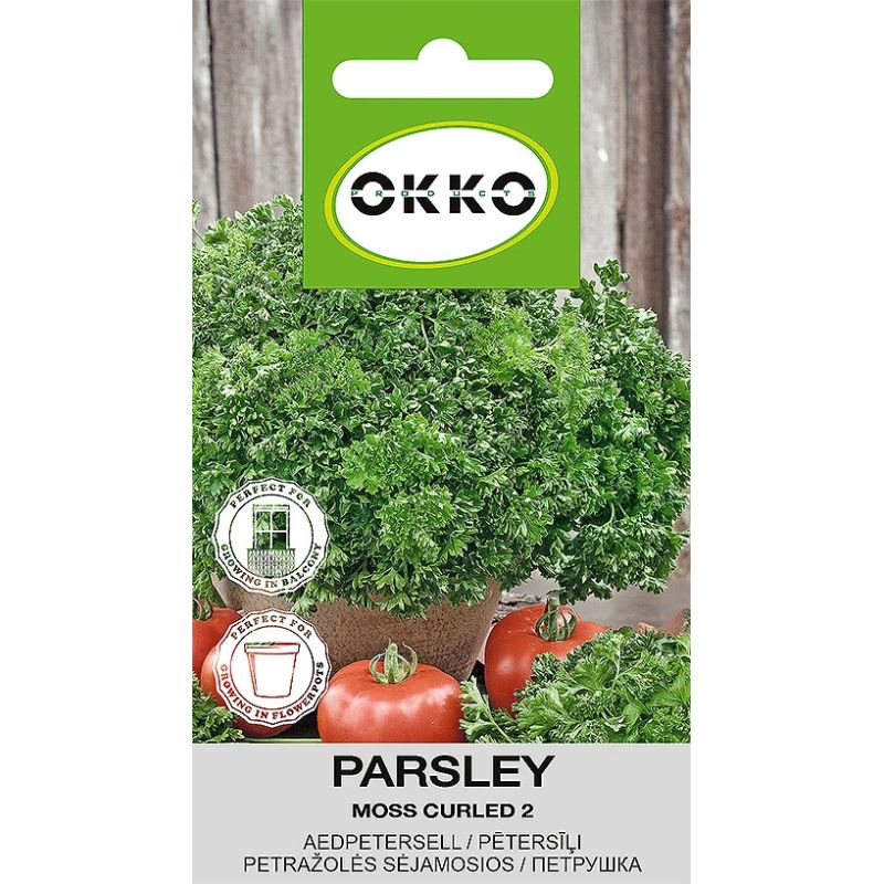 Sēklas pētersīļi moss curled 2