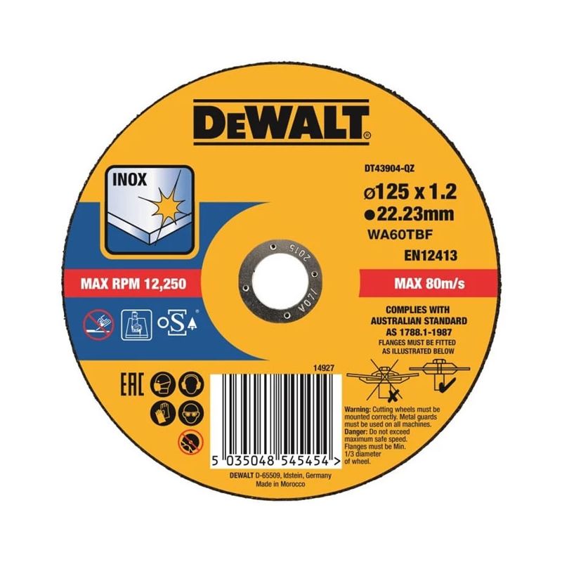 Disks griešanas tērauda 125x1.2mm