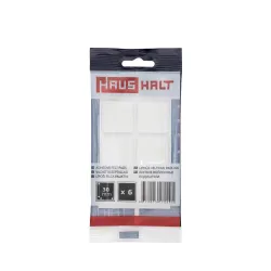 Mööblivilt Haushalt, valge v., 3 cm x 3 cm, 6 tk